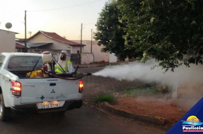 Prefeitura de Paulicéia realiza Termonebulização no combate à Dengue