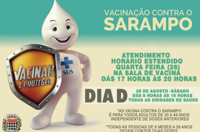 Campanha de vacinação contra Sarampo ganha intensificação 