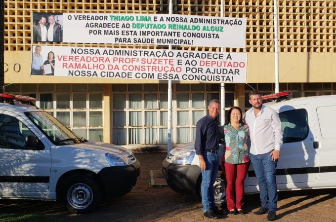Prefeitura de Pauliceia recebe duas novas ambulâncias 