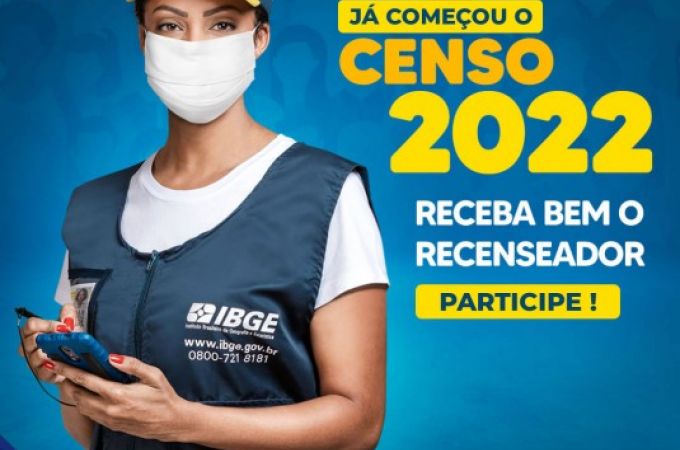 CENSO 2022: VISITA DE RECENSEADORES EM PAULICÃ‰IA JÃ� COMEÃ‡OU