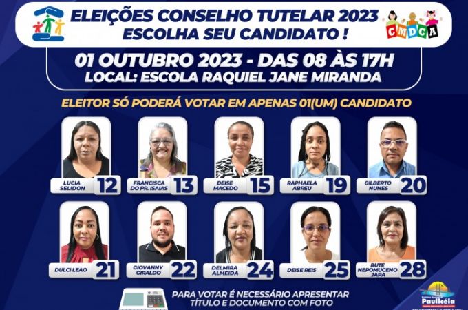 ELEIÃ‡Ã•ES PARA CONSELHEIRO TUTELAR 2023